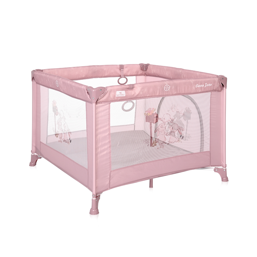 Манеж Game Zone Beige Rose Rabbits Манеж Game Zone Beige Rose Rabbits