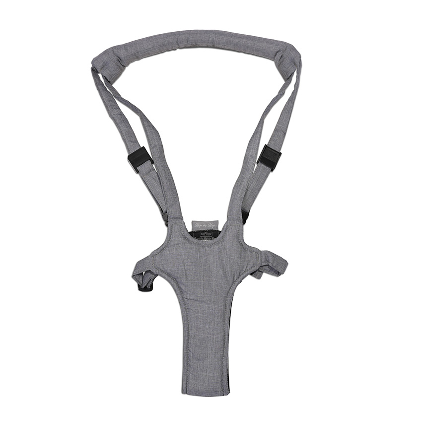 Віжки з ручкою Step By Step Grey&Black