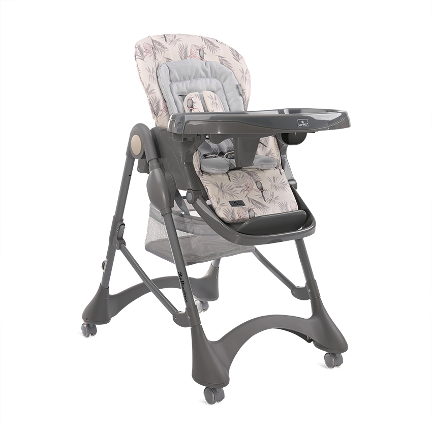 Стул для кормления Bellissimo Grey Parrots Pu Leather