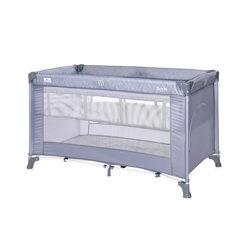 Ліжко-манеж Torino 2 Layer Silver Blue