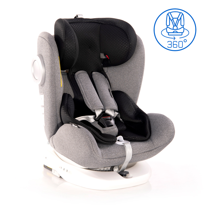 Автокресло-ребордер Lusso SPS isofix 0-36 kg Grey Автокресло-ребордер Lusso SPS isofix 0-36 kg Grey