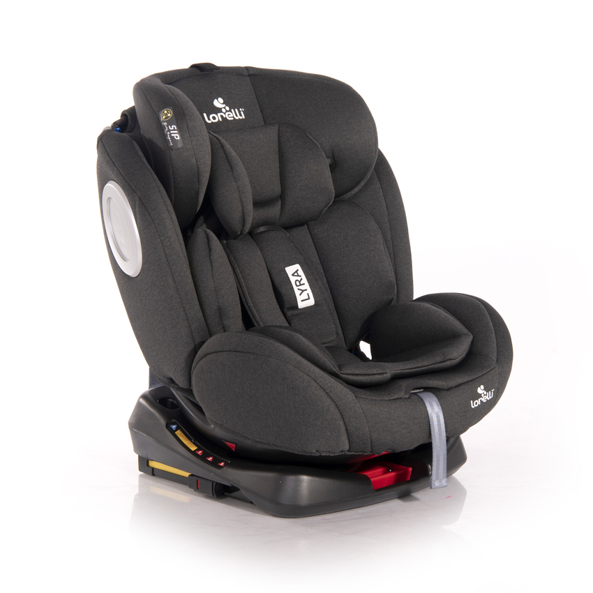 Автокрісло-ребордер Lyra Isofix 0-36 kg Black