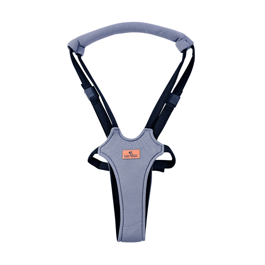 Віжки з ручкою Step by Step Dark Grey&Black