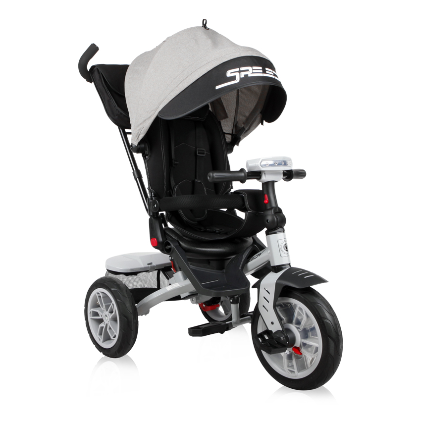 Триколісний велосипед Speedy Air Grey&Black