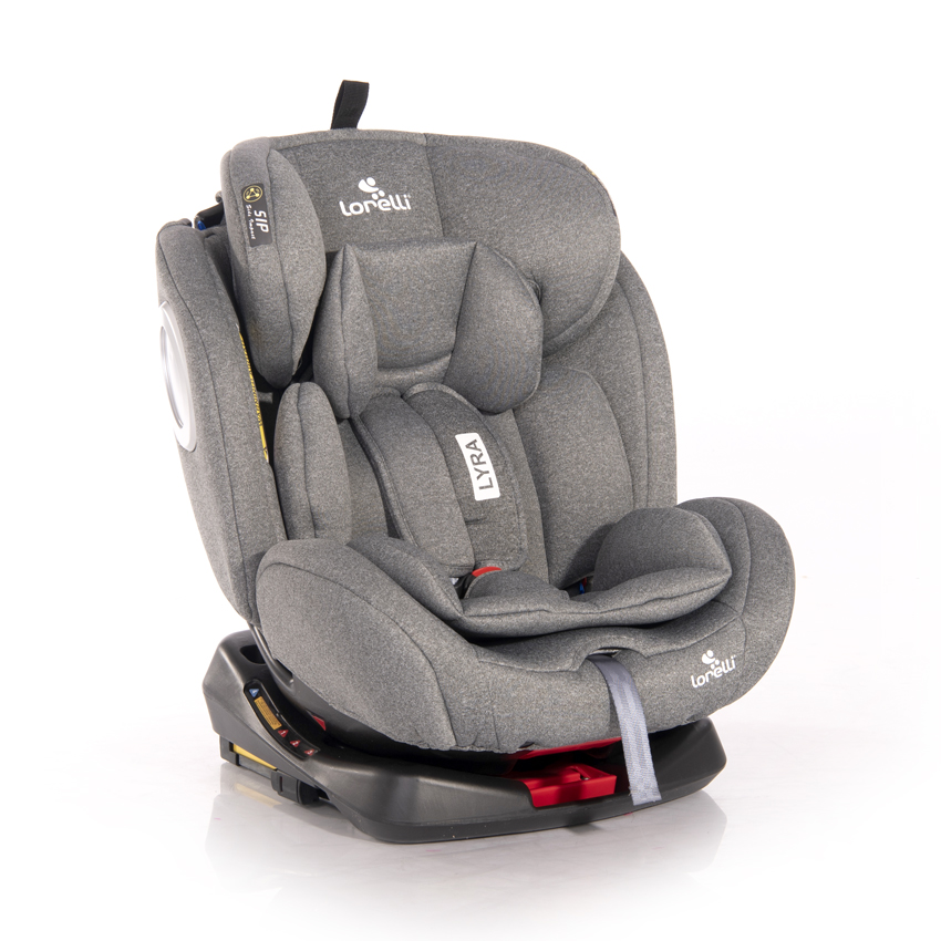 Автокрісло-ребордер Lyra Isofix 0-36 kg Grey
