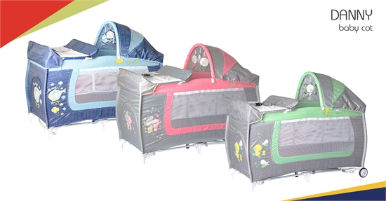 Детская кровать-манеж DANNY 2 уровня Rocker от Lorelli