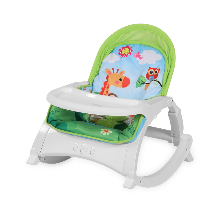 Кресло-качалка 3в1 Alex with table Jungle Green Кресло-качалка 3в1 Alex with table Jungle Green