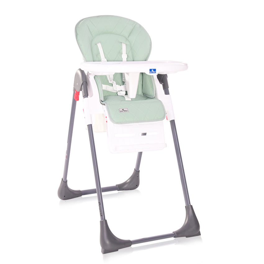 Стільчик для годування Cryspi Frosty Green Leather