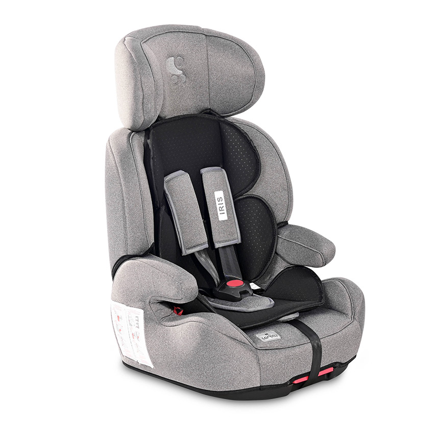 Автокрісло Iris isofix 9-36 kg Steel&Black