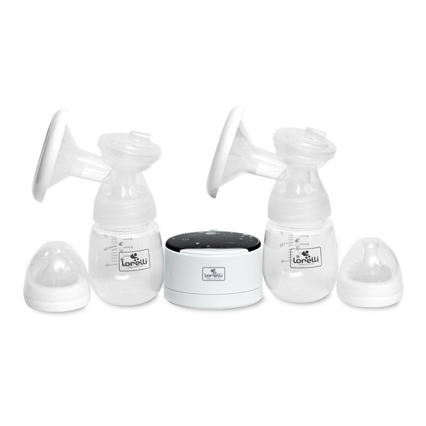 Подвійний електронний молоковідсмоктувач Daily Comfort White