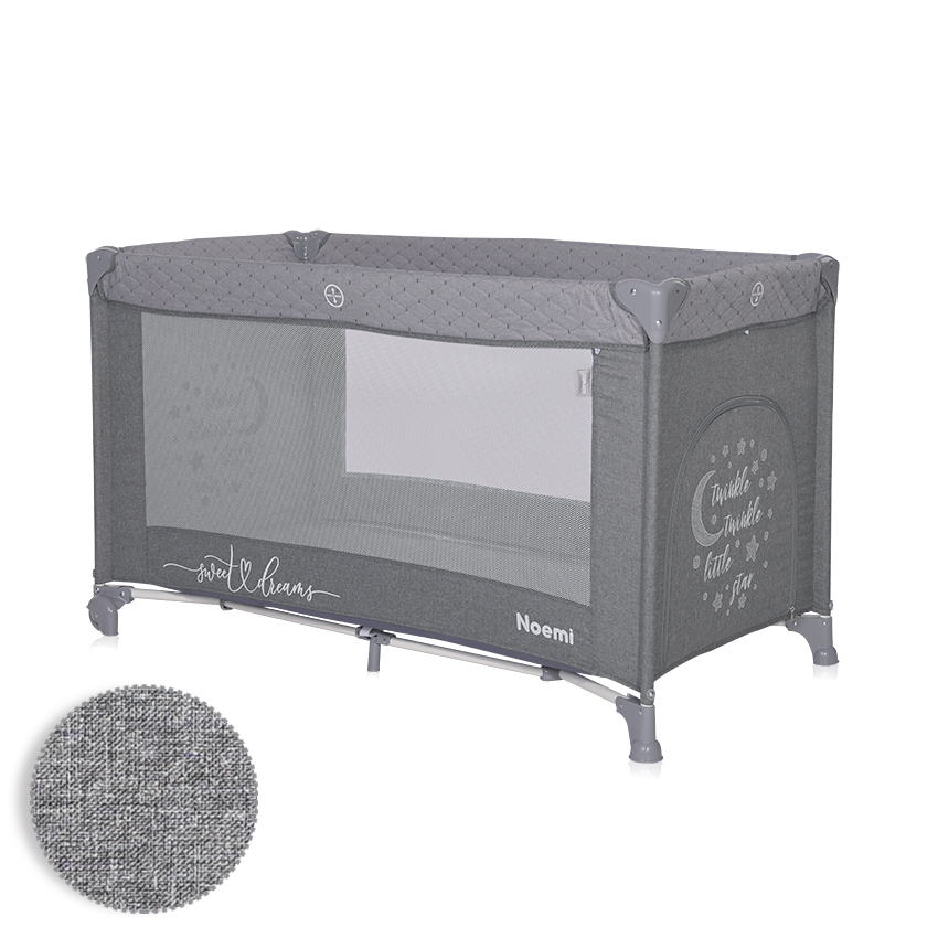 Манеж Noemi 1 Layer Cool Grey Star Манеж Noemi 1 Layer Cool Grey Star