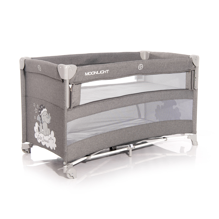 Ліжко-манеж UP and DOWN Grey Luxe