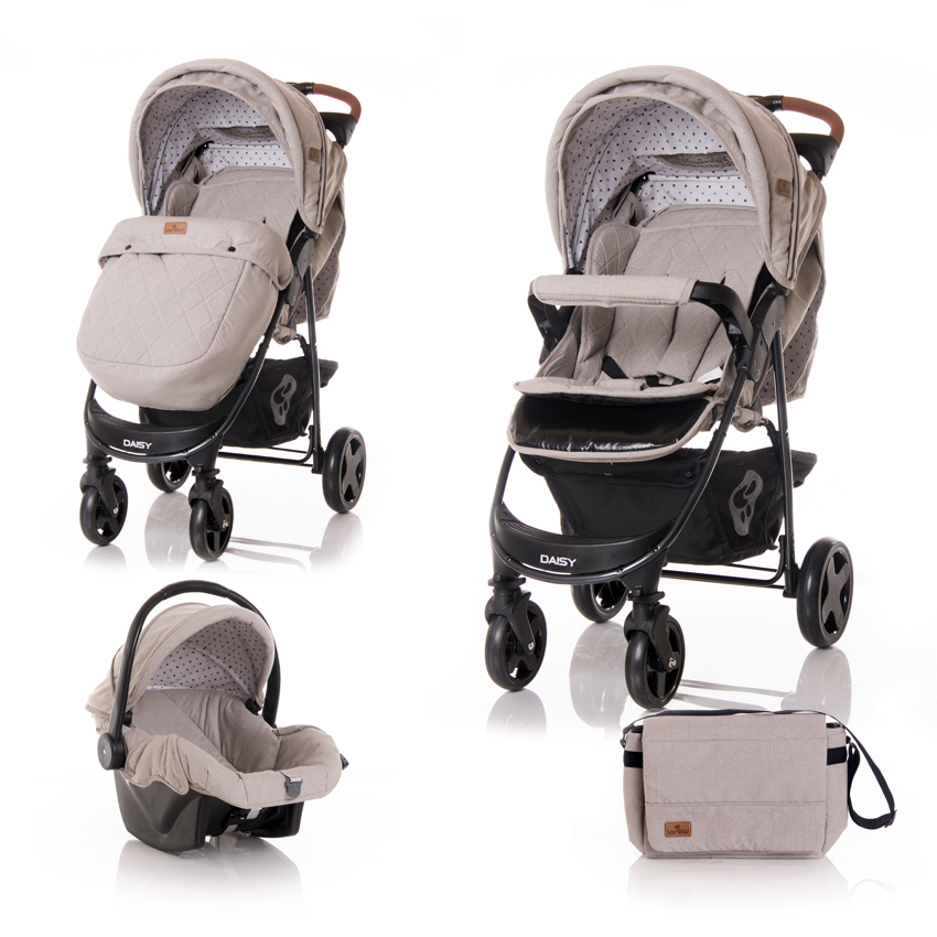 Прогулочная коляска + автокресло Daisy Set String W