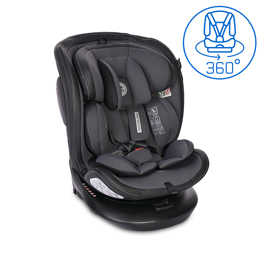 Автокрісло - ребордер Aviator Isofix 0-36 кг Grey Автокрісло - ребордер Aviator Isofix 0-36 кг Grey