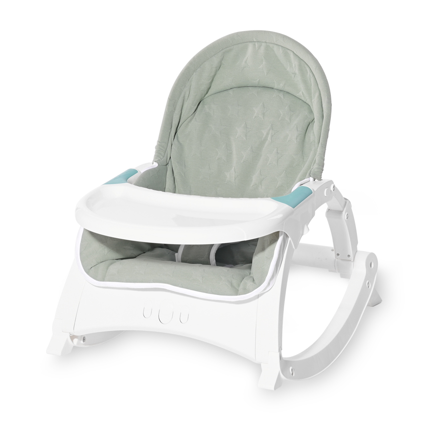 Кресло-качалка 3в1 Alex With Table Frosty Green Stars Кресло-качалка 3в1 Alex With Table Frosty Green Stars