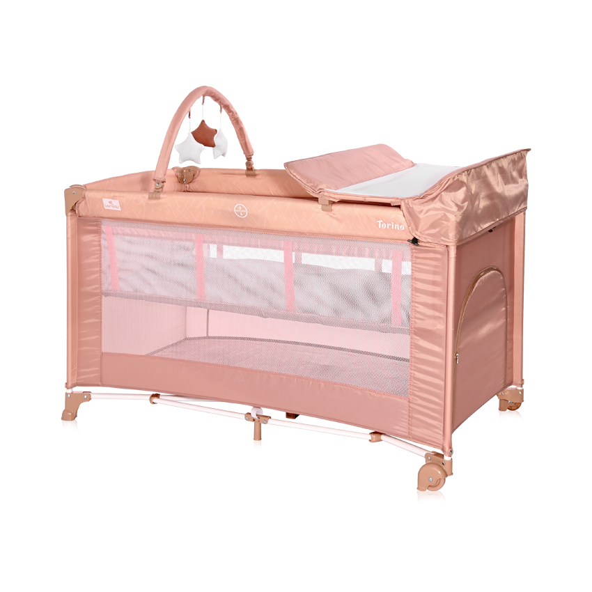 Ліжко-манеж Torino 2 Layer Plus Misty Rose