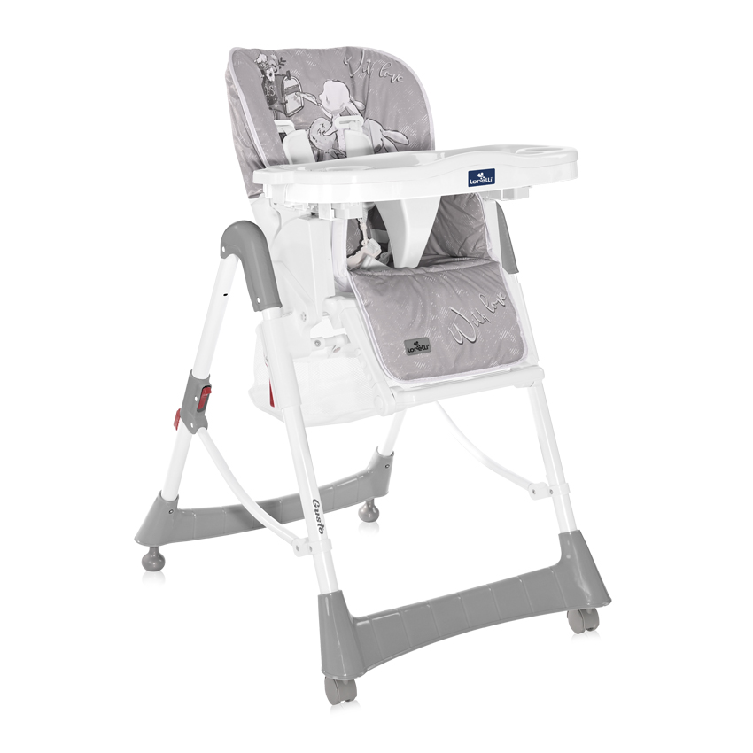 Стільчик для годування Gusto Grey Rabbits