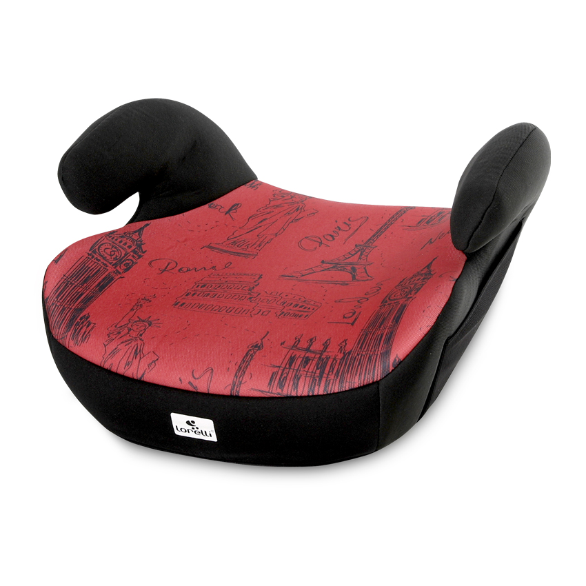 Автокрісло-бустер Teddy 15-36 kg Black&Red Cities