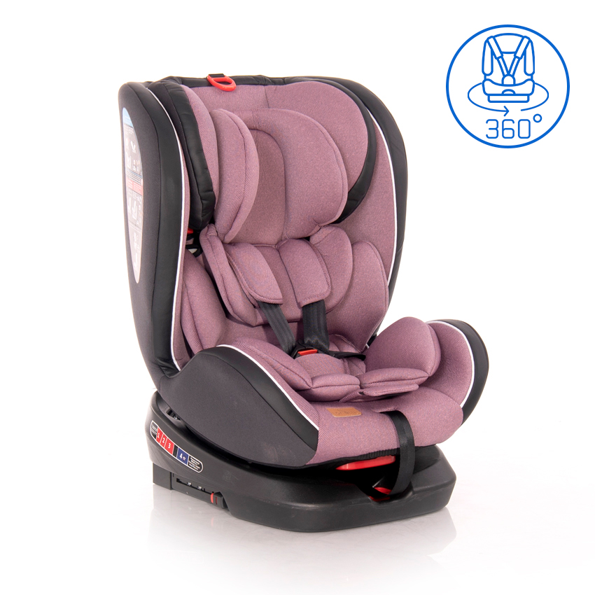 Автокресло-ребордер Nebula Isofix 0-36 кг Pink