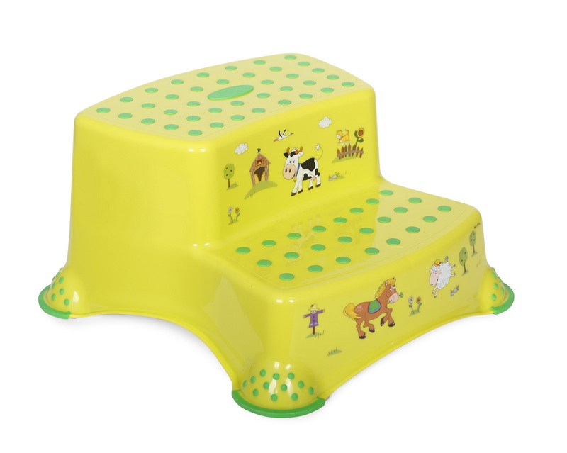 Детская двойная ступенька для ванной Farm Green
