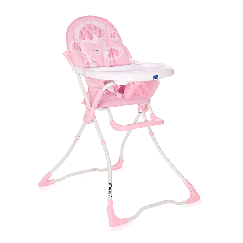 Стул для кормления Marcel Pink Hearts