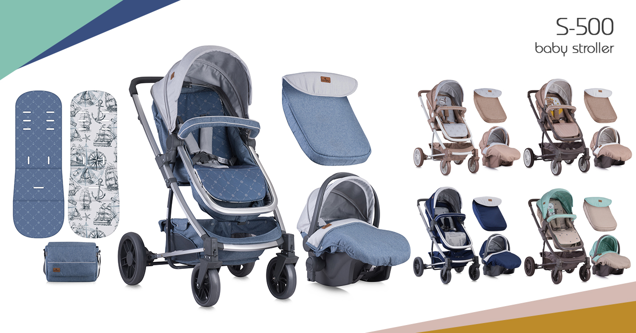 Универсальная коляска S500 с автокреслом